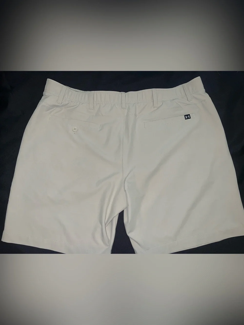 Under Armour Men's Tan Flat-Front Performance Shorts
